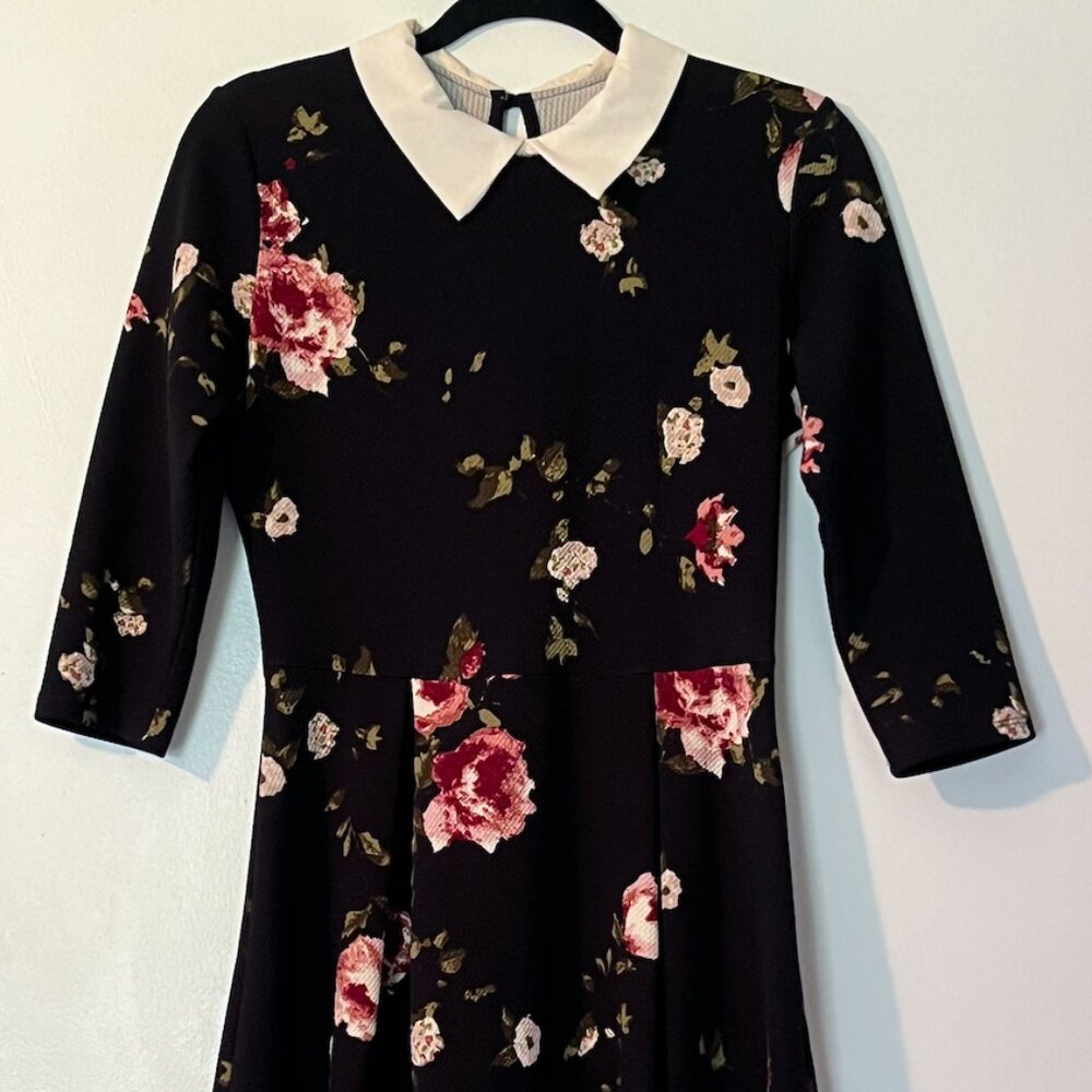 Modcloth Collared Floral Dress